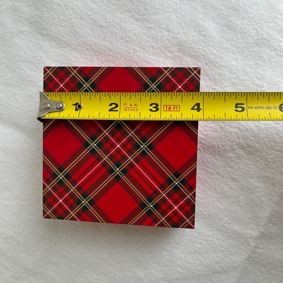 Charter Club Gold tone and red enameled colors with rhinestones Christmas brooch - Picture 7 of 7